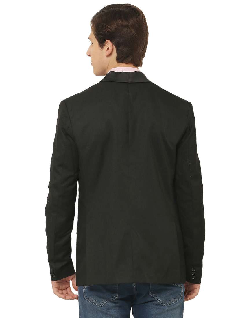 cotton blend casual blazer - 18961934 - Standard Image - 2