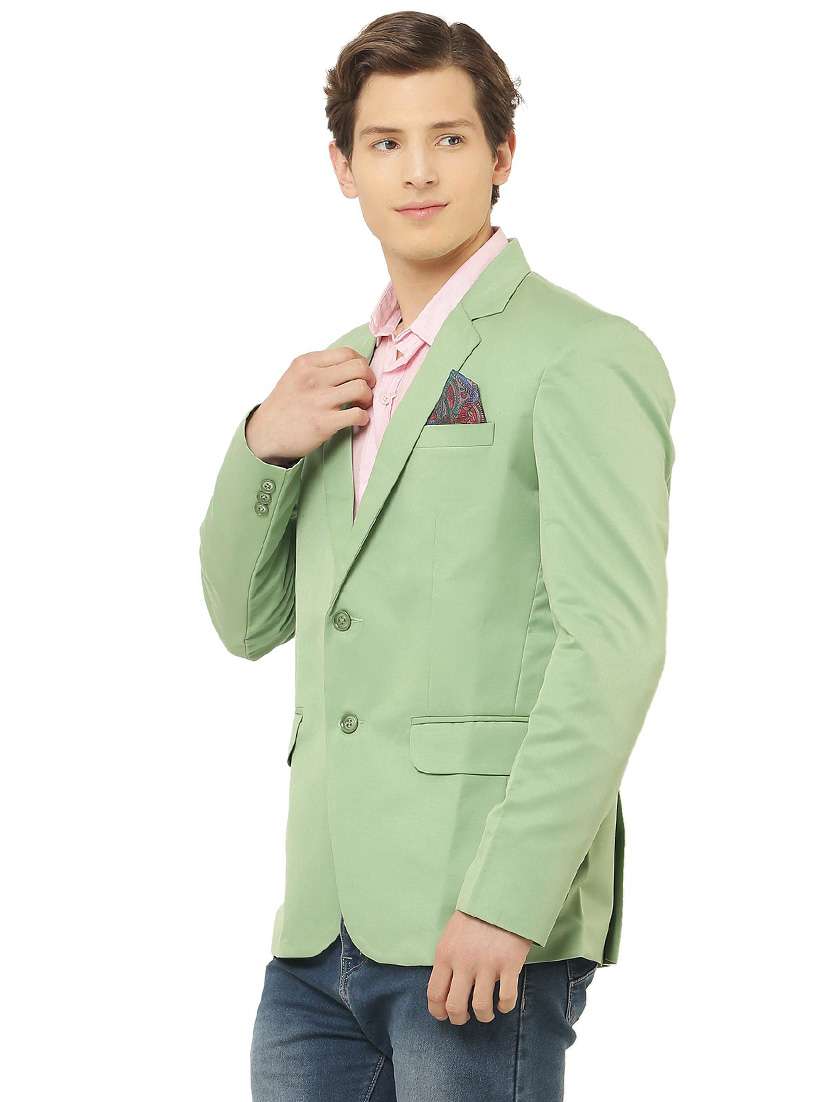 cotton blend casual blazer - 18961935 -  Standard Image - 2