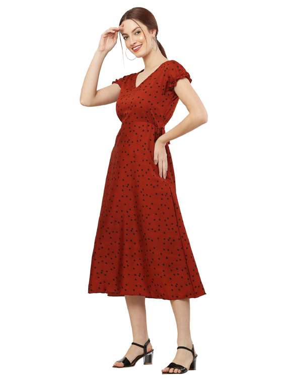 women's polka dots dress - 18961938 - Standard Image - 2