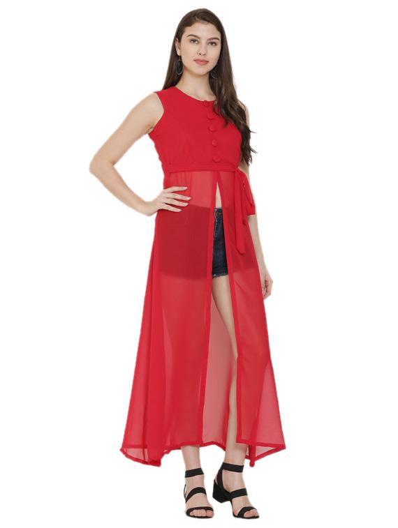 women's solid dress - 18961953 - Standard Image - 2