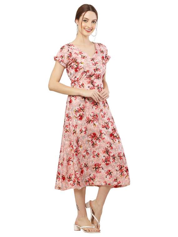 women's animal print dress - 18961967 - Standard Image - 2