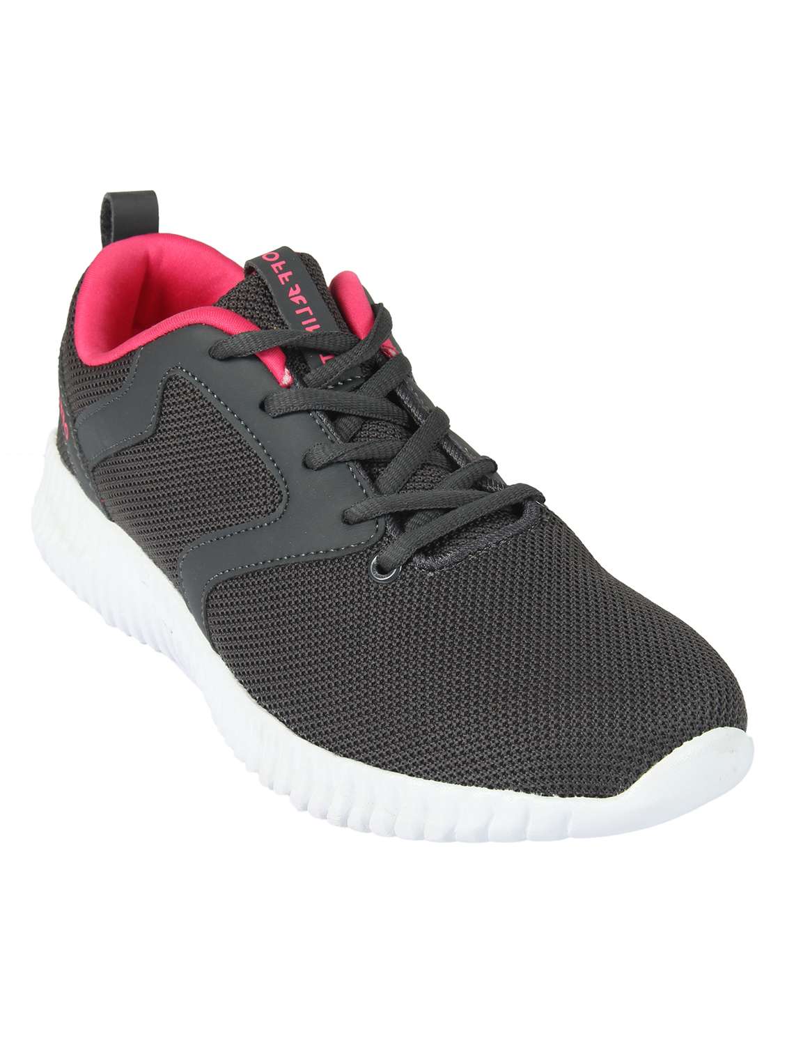 women lace-up sports shoe