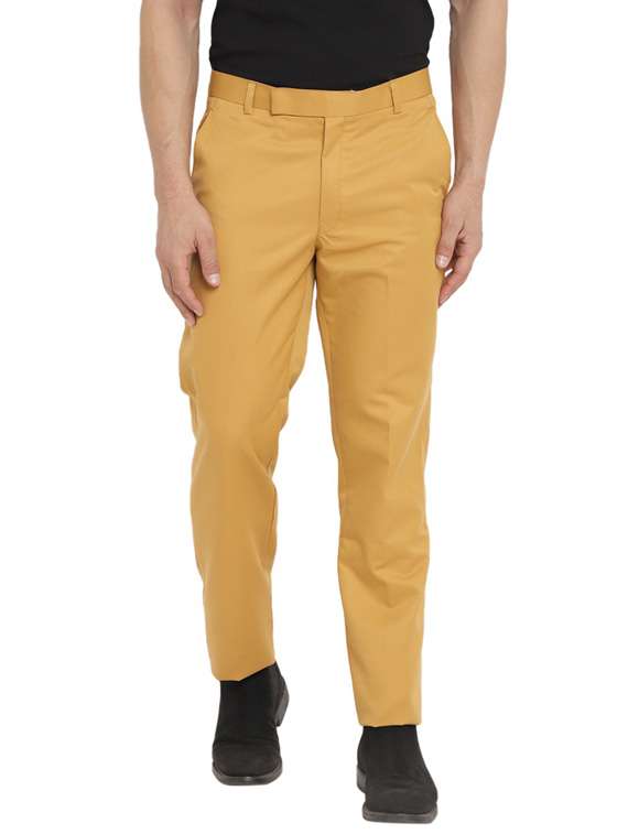 cotton blend formal trouser