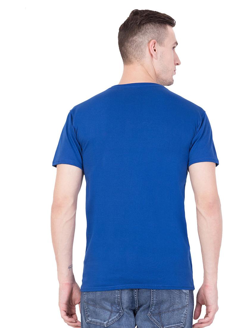 round neck chest printed t-shirt - 18962709 - Standard Image - 2