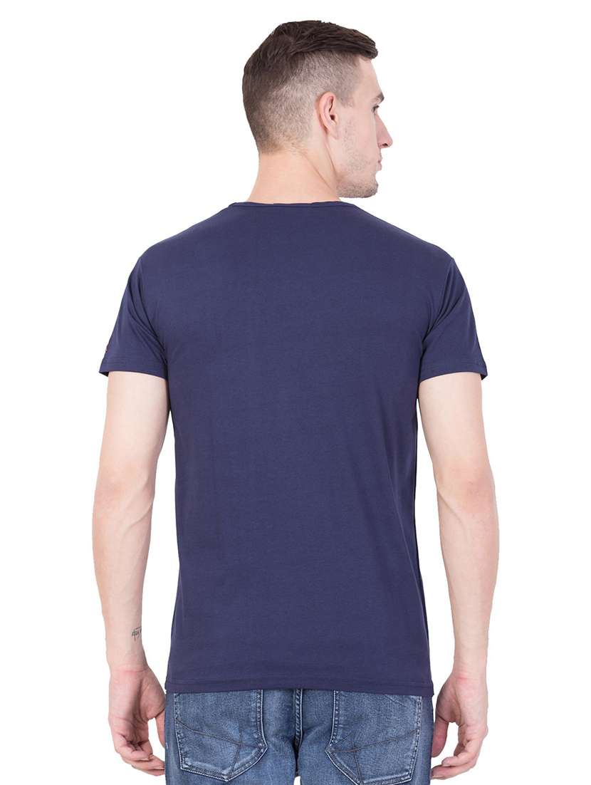 round neck printed regular t-shirt - 18962805 - Standard Image - 2