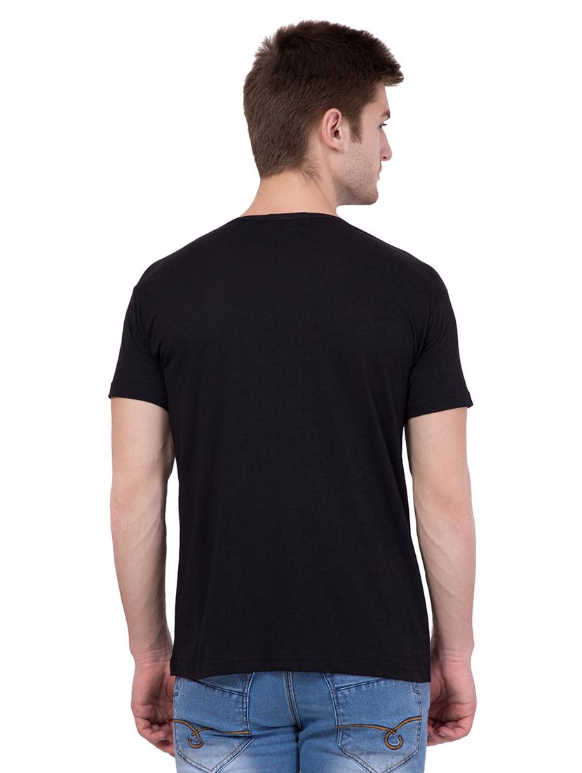 round neck chest printed t-shirt - 18962924 - Standard Image - 2
