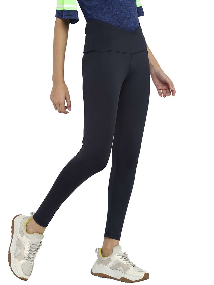 mid rise solid track pant - 18968385 - Standard Image - 2