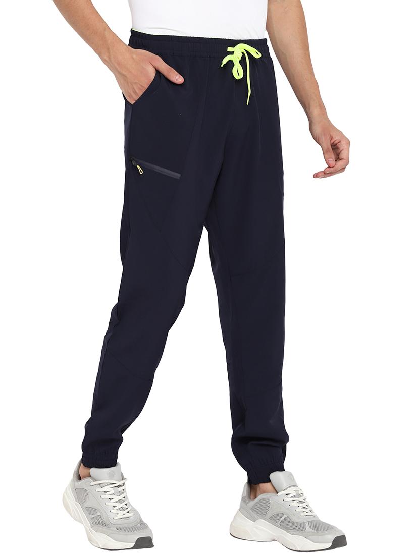navy blue polyester joggers - 18968399 - Standard Image - 2