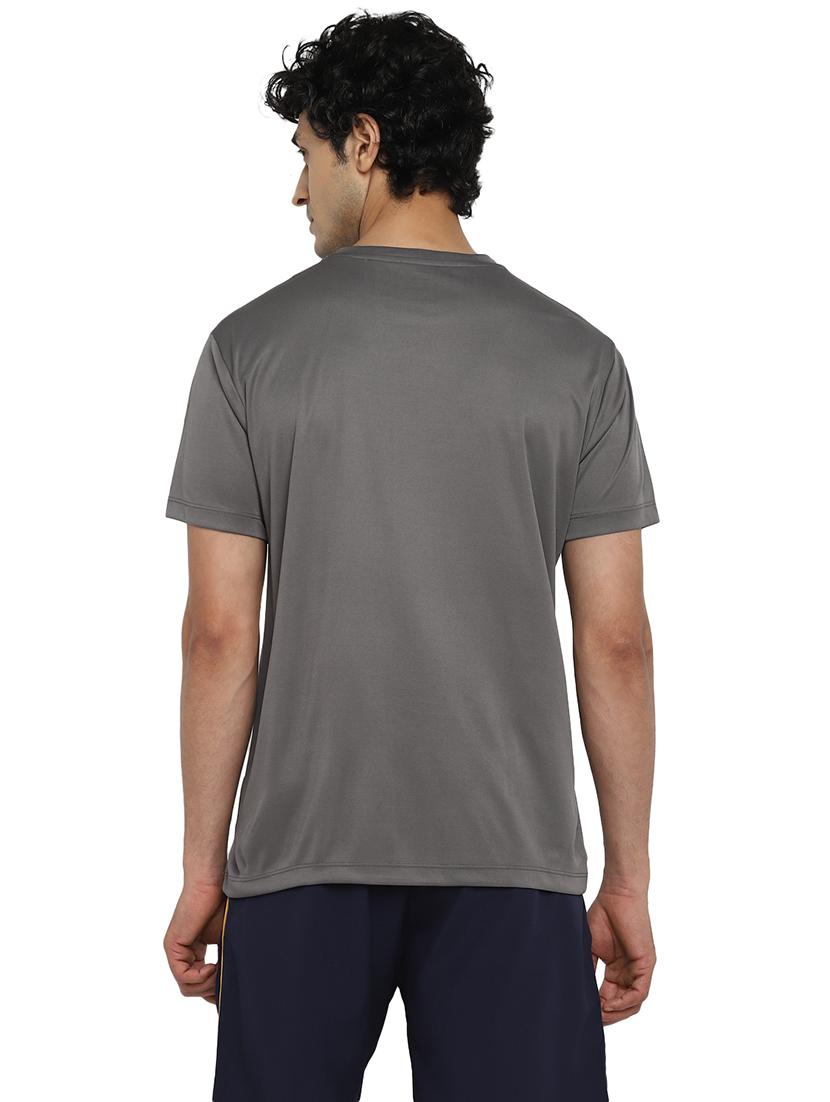 mens round neck printed t-shirt - 18968425 - Standard Image - 2