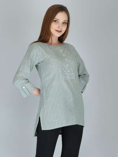 multi coloured printed tunic - 18968501 - Standard Image - 0