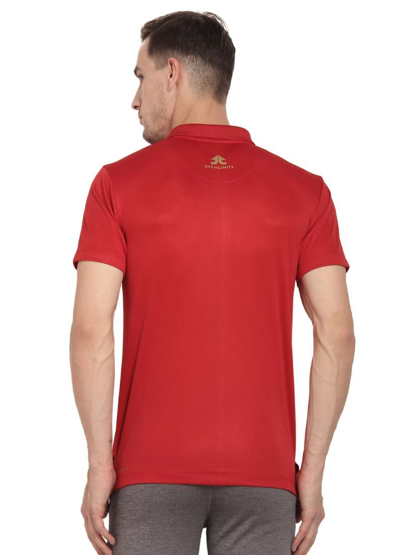 men polo neck solid t-shirt - 18968910 -  Standard Image - 2