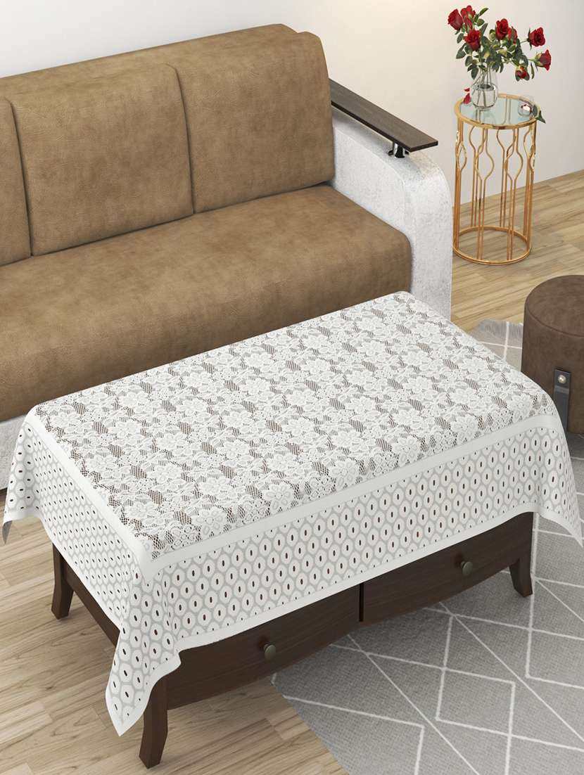 bigger fish polycotton 4 seater center table cover (40x60 inch) 