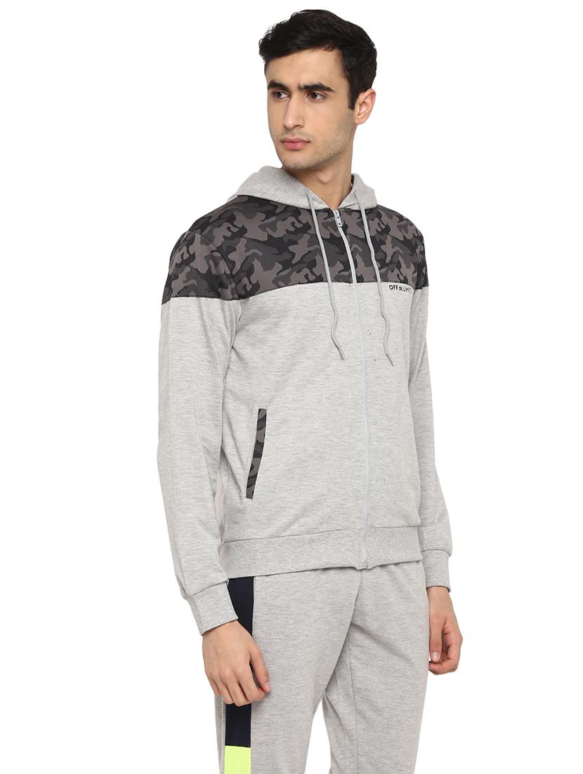 men camouglage long sleeve hooded sweatshirt - 18969091 - Standard Image - 2