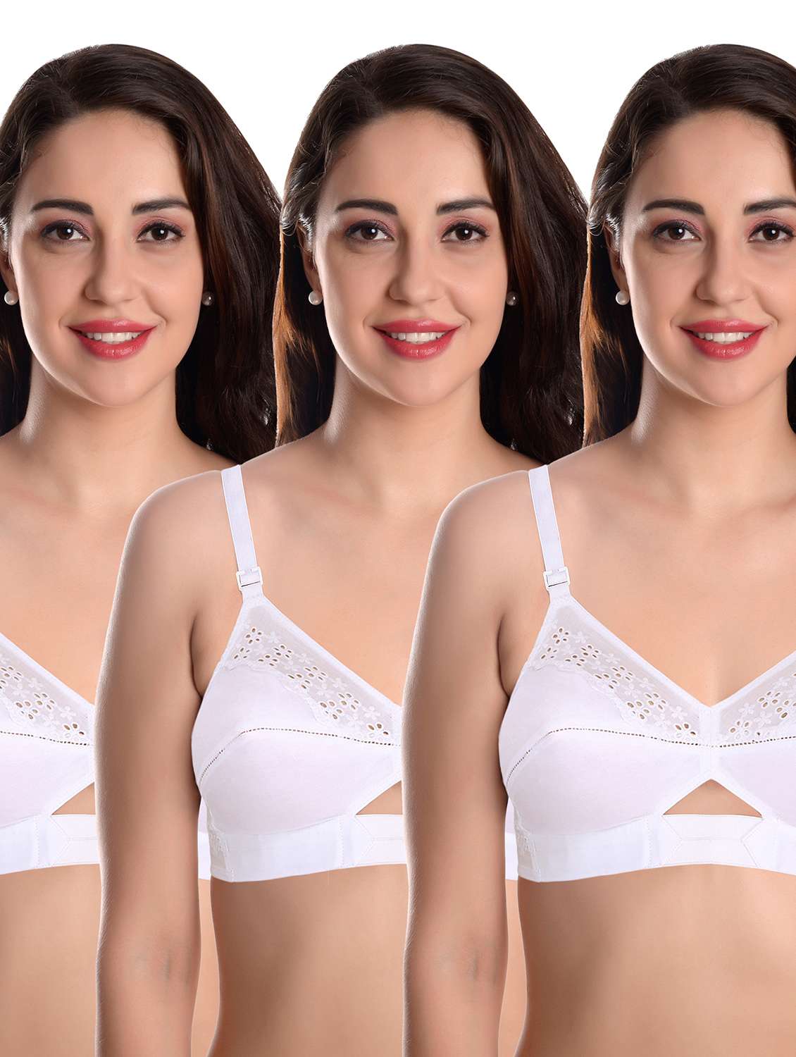 pack of 3 non padded minimizer bra