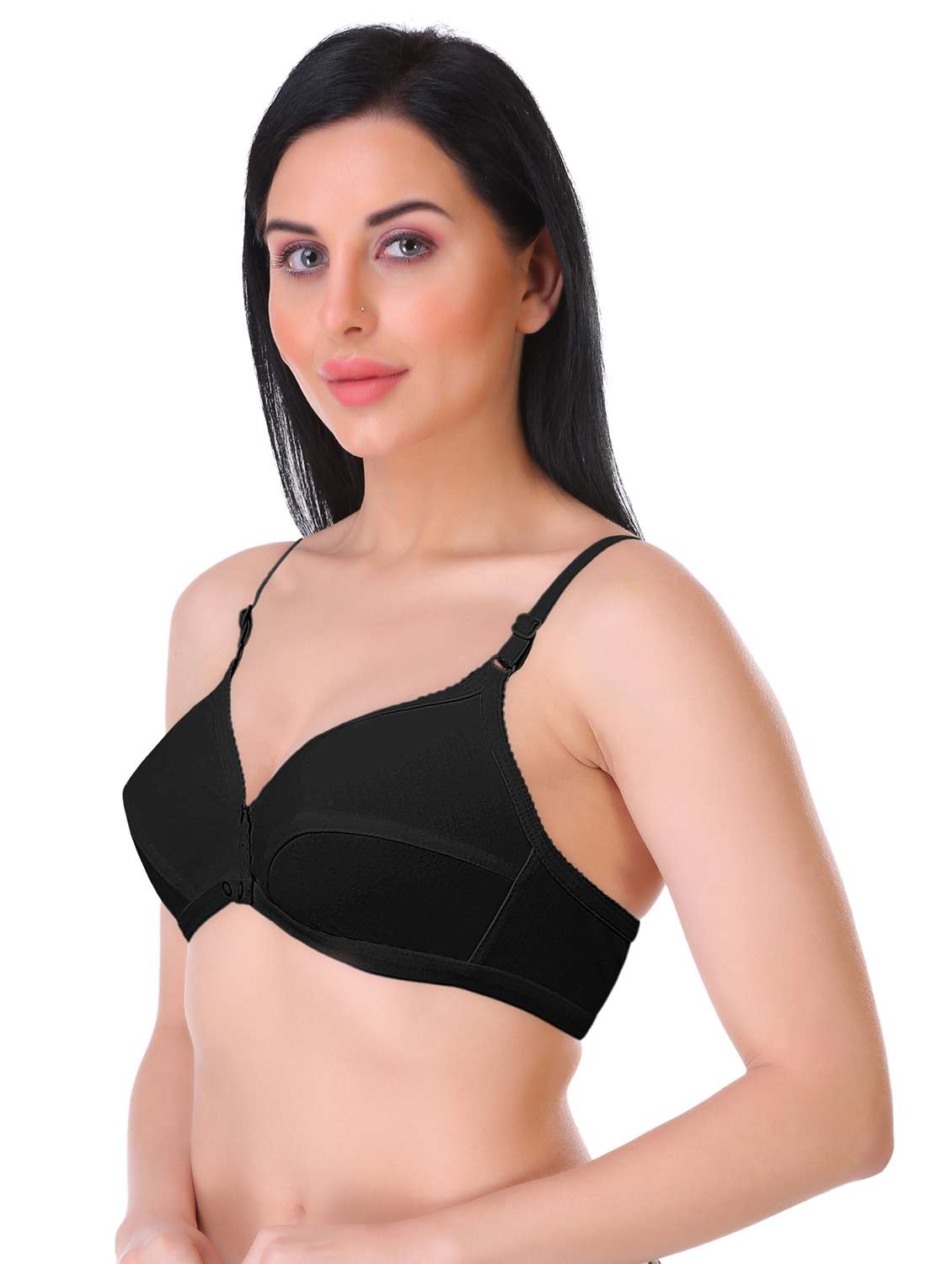 non padded front open bra - 18969202 -  Standard Image - 2