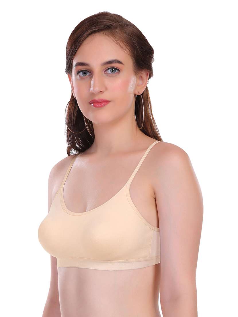 pack of 3 non padded sports  bra - 18969283 -  Standard Image - 2