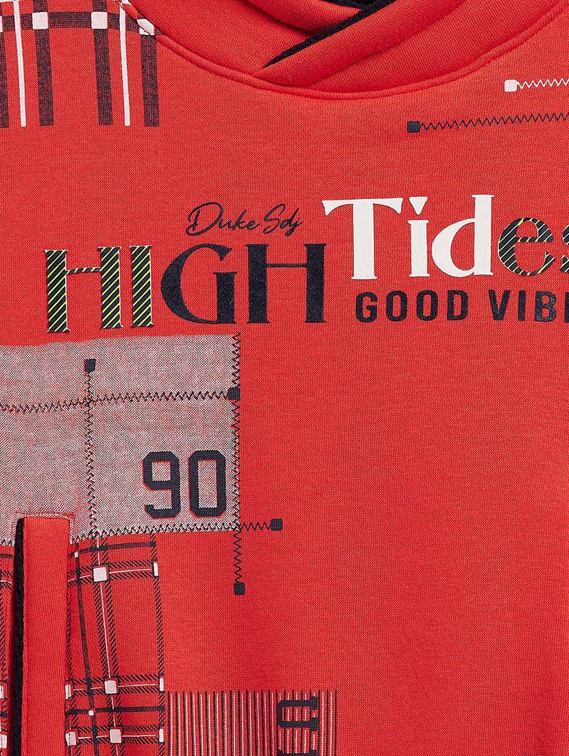 orange printed sweatshirt - 18969331 -  Standard Image - 2