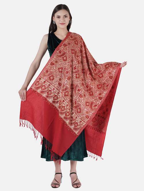 red wool stole - 18969344 - Standard Image - 0