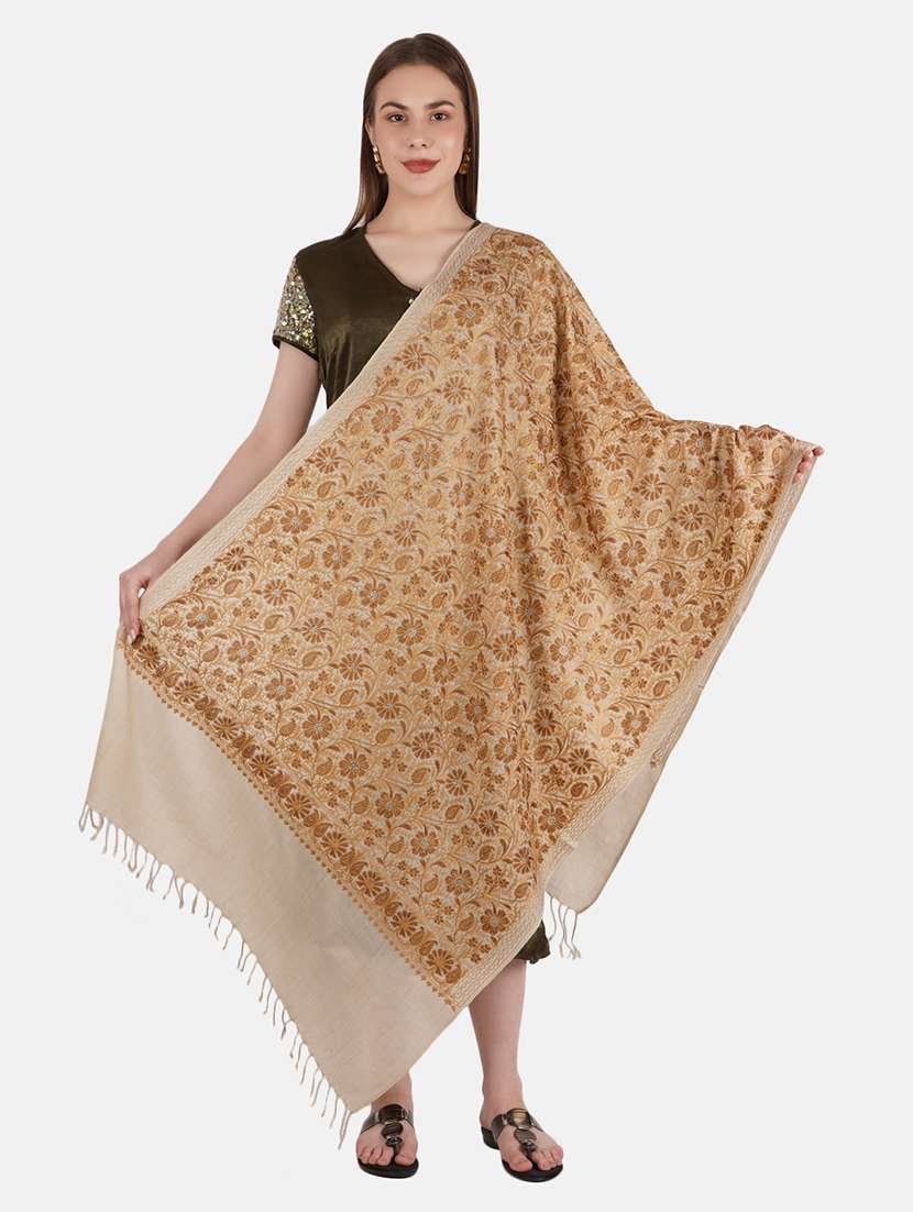 women's floral print stole