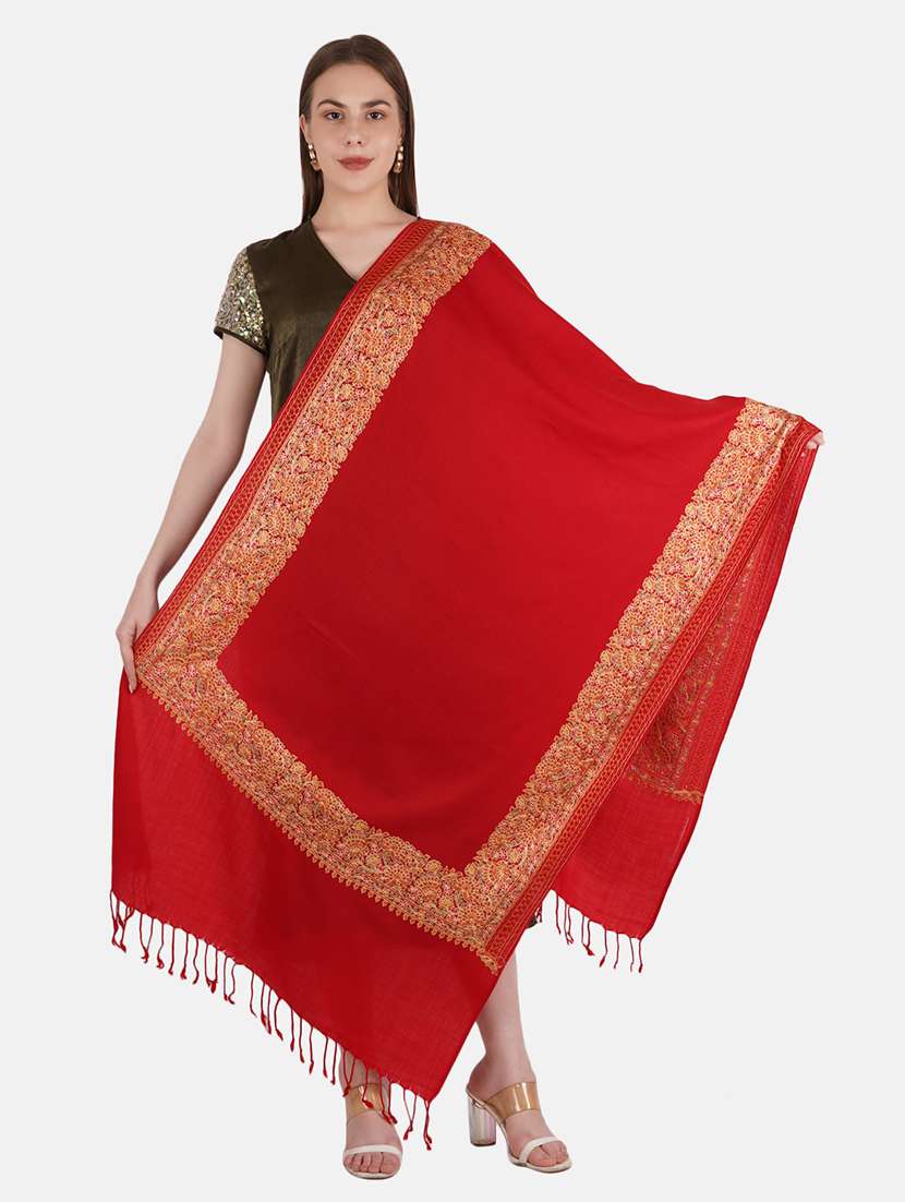 women's embroidered stole