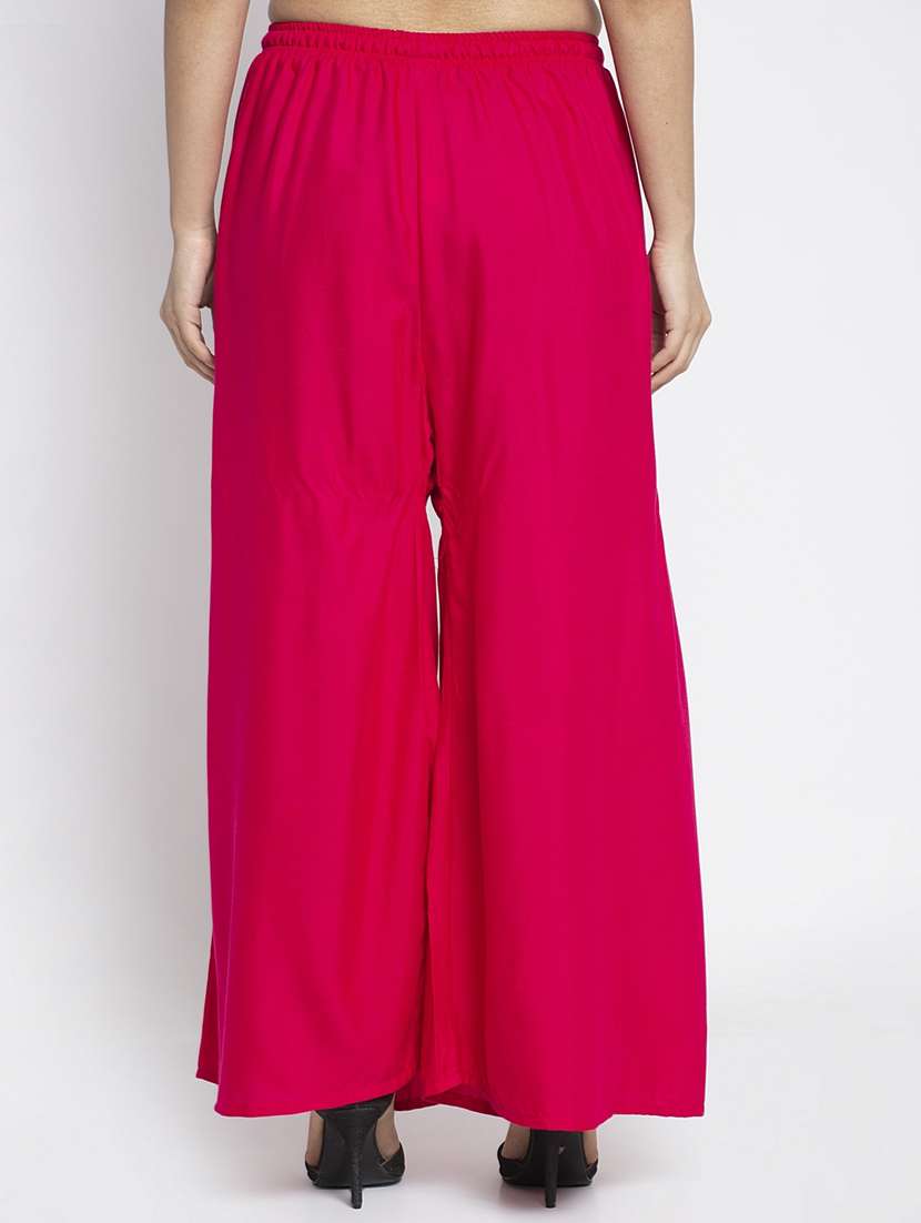 pink flared palazzo - 18984169 -  Standard Image - 2