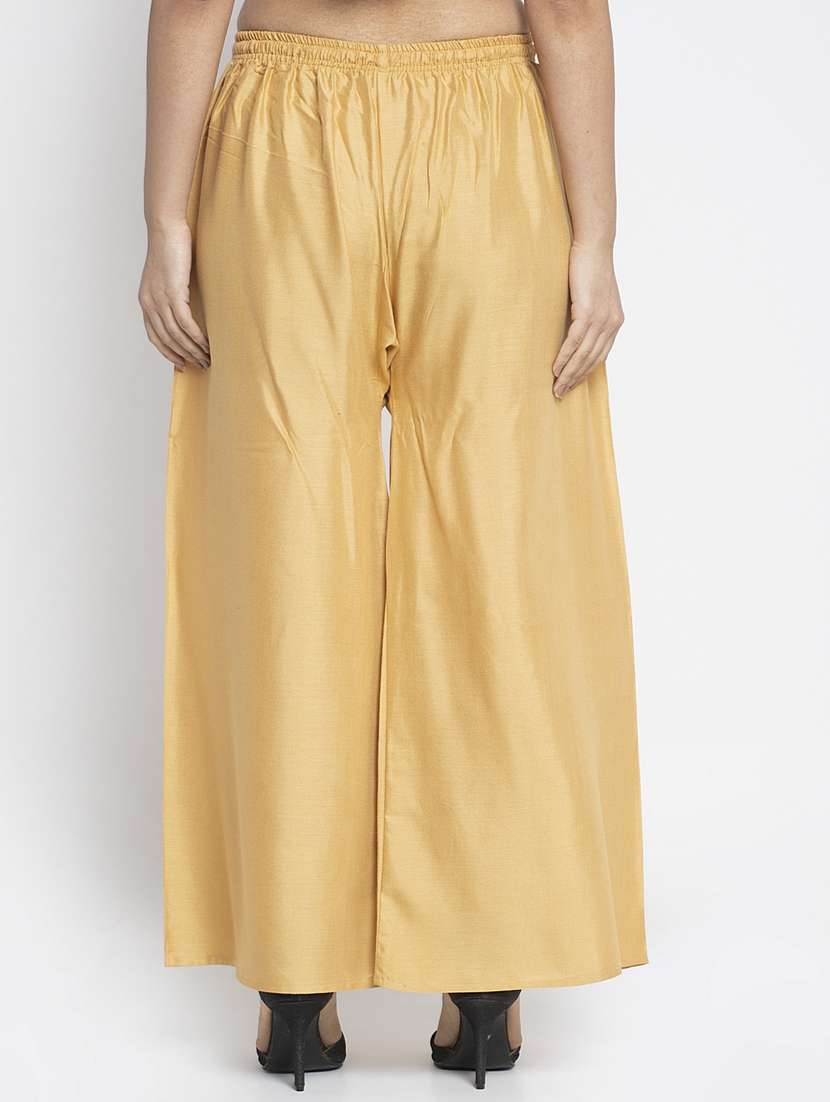 pack of 2 solid flared palazzo - 18984194 -  Standard Image - 2