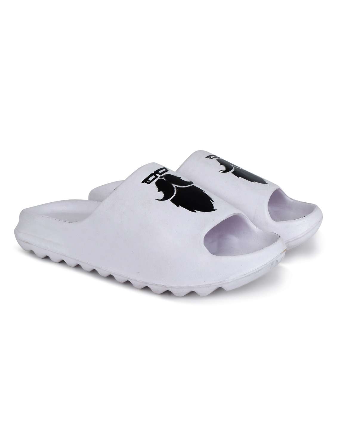 white croslite slip on flip flops - 19010384 - Standard Image - 2