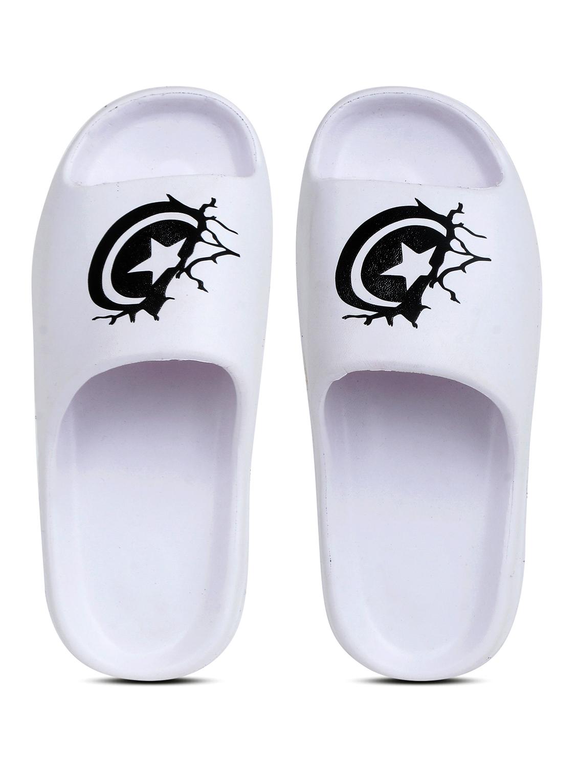 white croslite slip on flip flops - 19010389 - Standard Image - 2