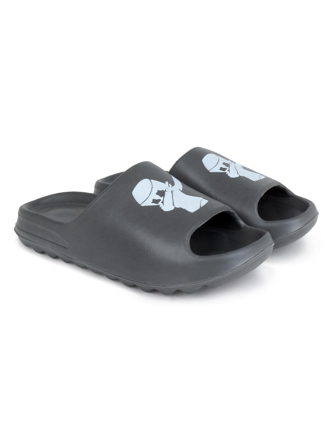 grey croslite slip on flip flops - 19010393 - Standard Image - 2