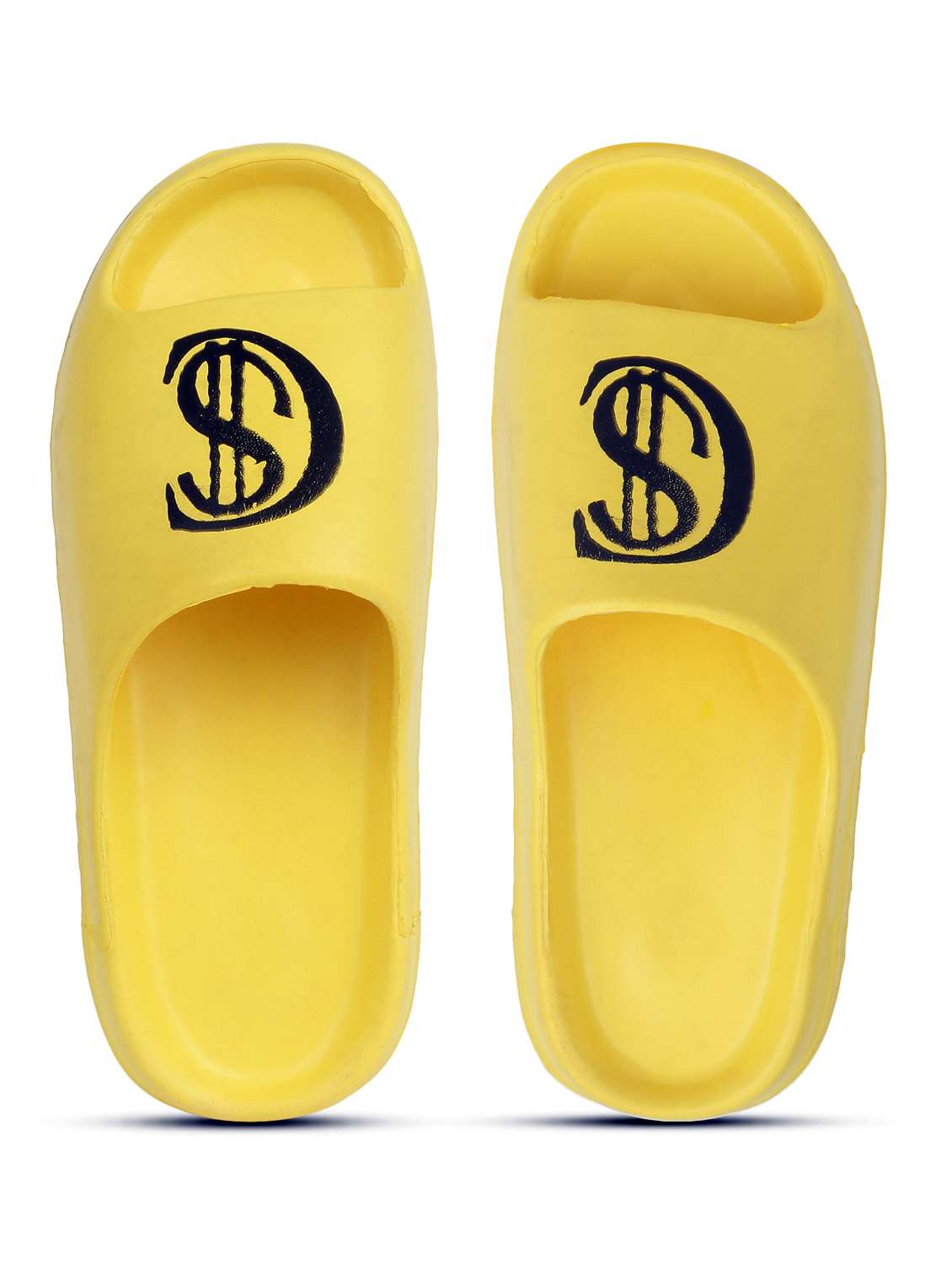 yellow croslite slip on flip flops - 19010400 -  Standard Image - 2