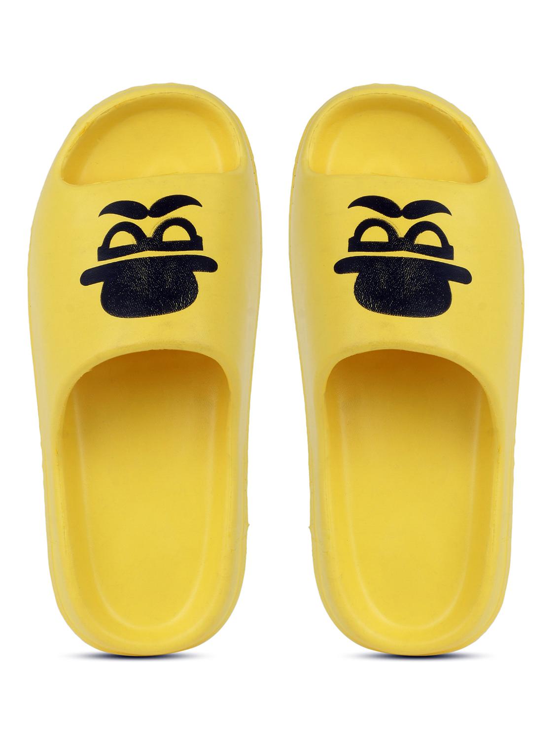 yellow croslite slip on flip flops - 19010404 - Standard Image - 2