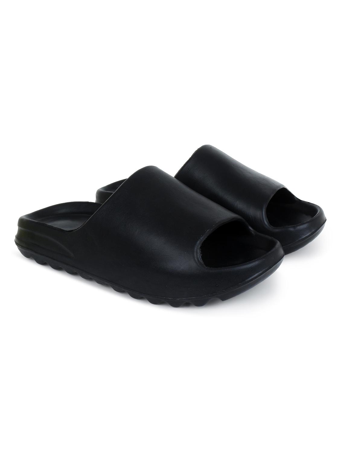 black croslite slip on flip flops - 19010405 - Standard Image - 2