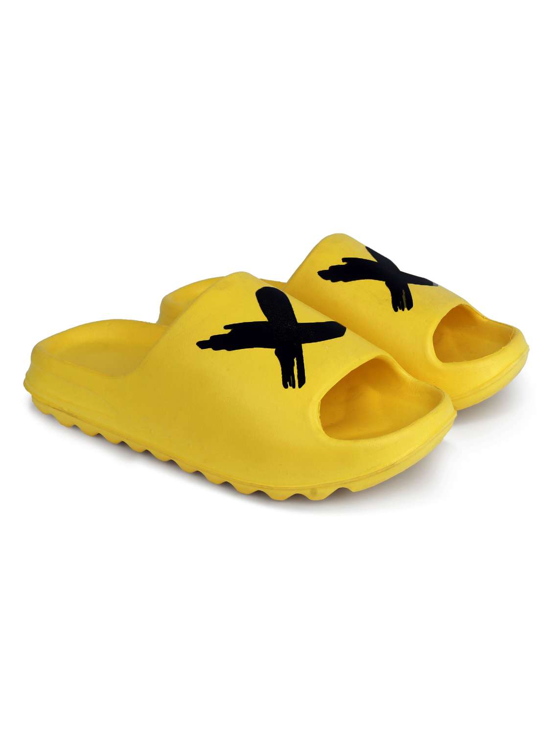 yellow croslite slip on flip flops - 19010439 -  Standard Image - 2