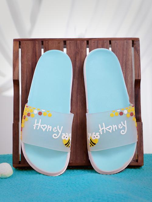 printed slip on flip flop - 19020806 -  Standard Image - 0