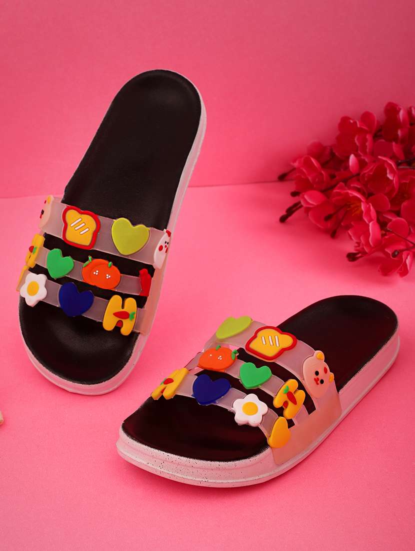 printed slip on flip flop