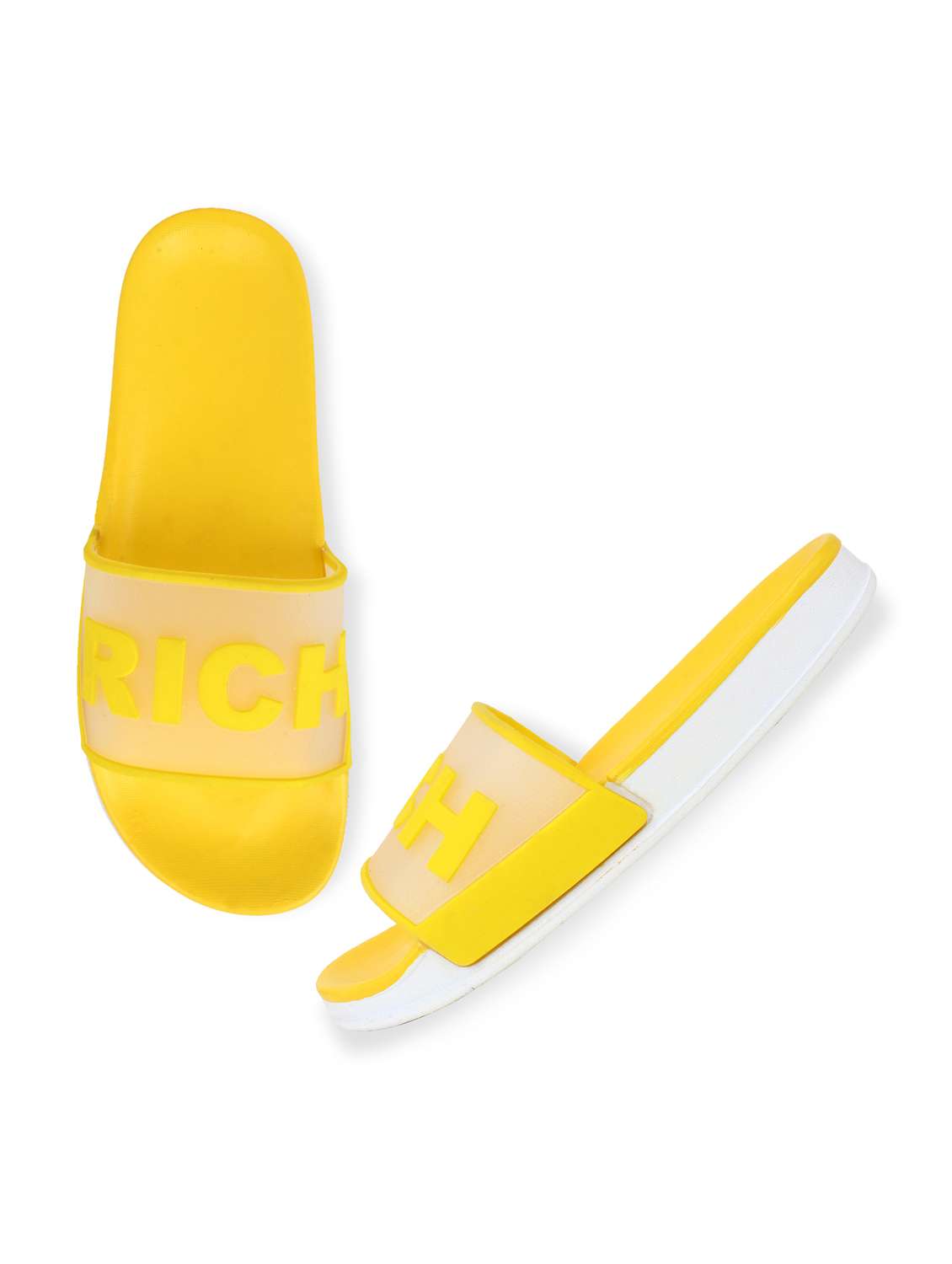 yellow slip on flip flop - 19020909 - Standard Image - 2