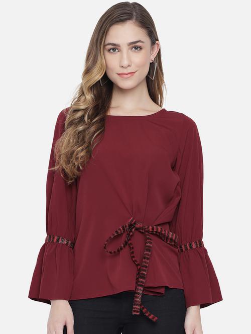 women's straight boat neck top - 19036331 -  Standard Image - 0