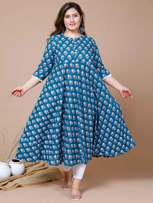 women's flared kurta - 19039326 -  Standard Image - 0