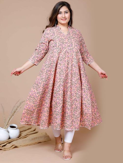 women's flared kurta - 19039327 - Standard Image - 0