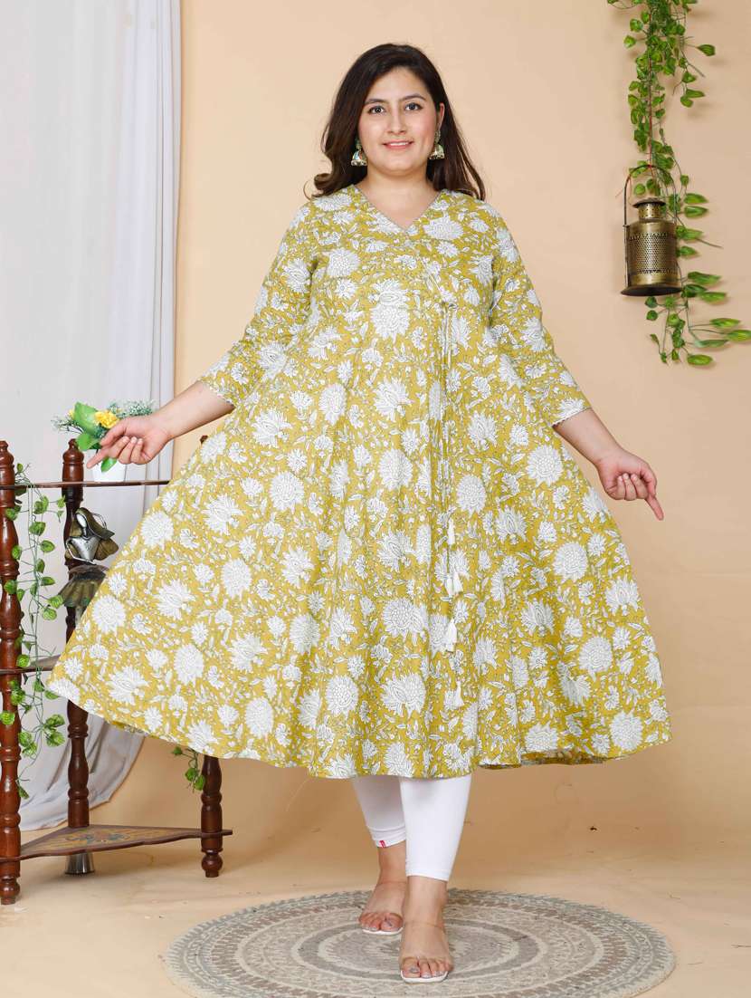 women's angrakha kurta
