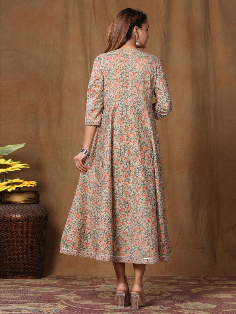 women's flared kurta - 19039588 - Standard Image - 2