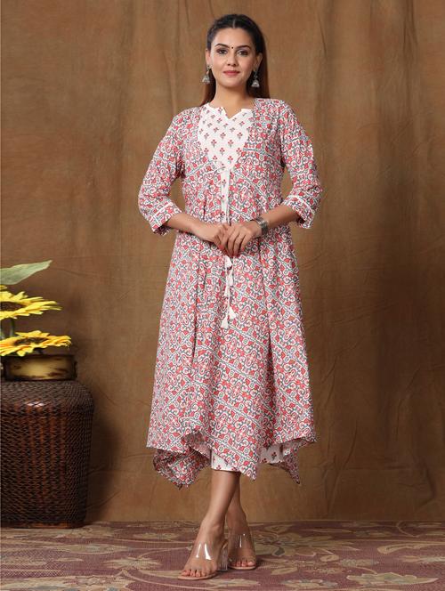 women's kurta with jacket kurta - 19039589 -  Standard Image - 0