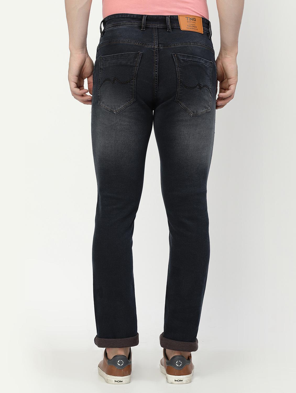 mens slim fit plain jeans - 19047050 - Standard Image - 2