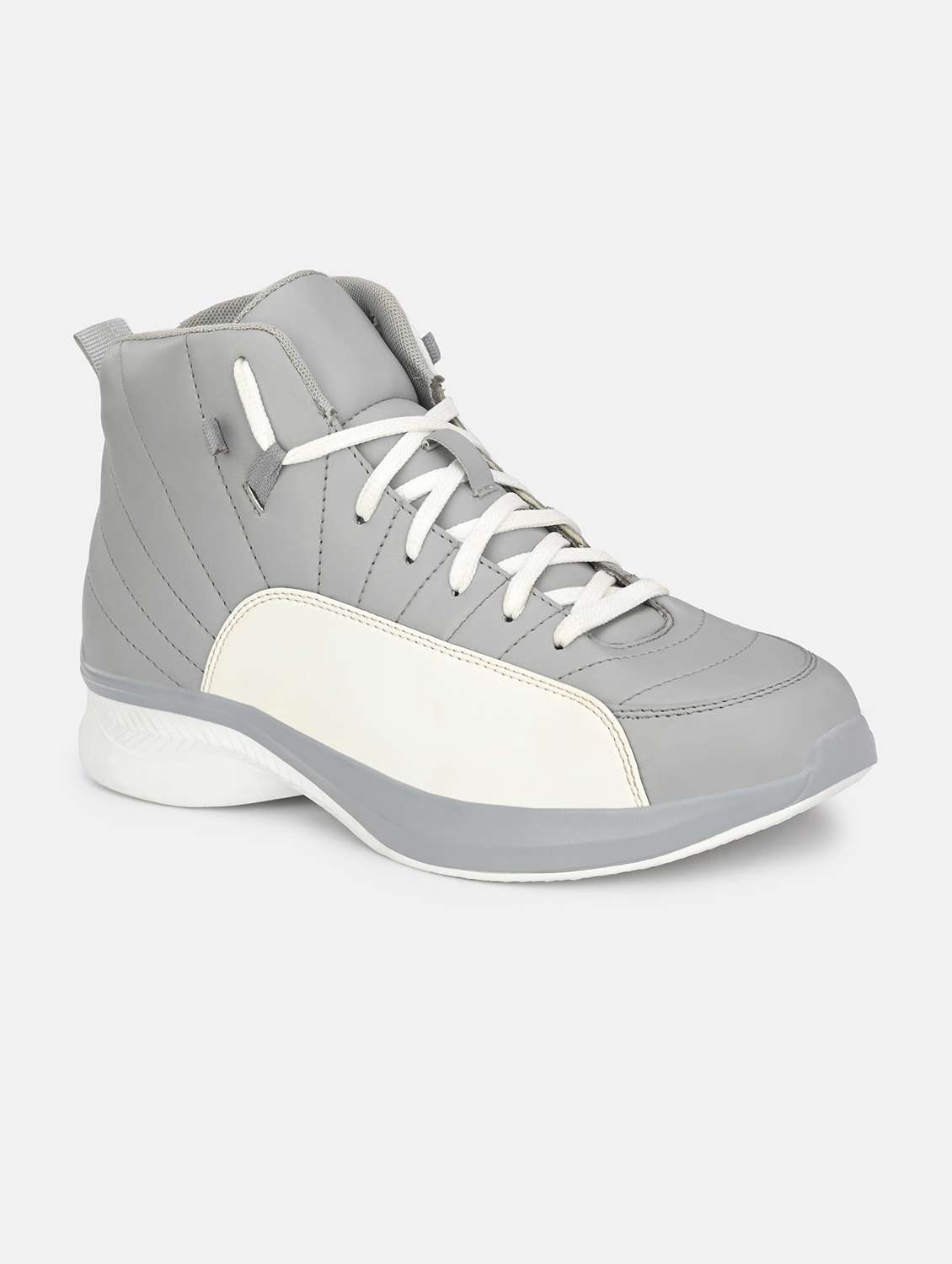 men grey lace up sneakers