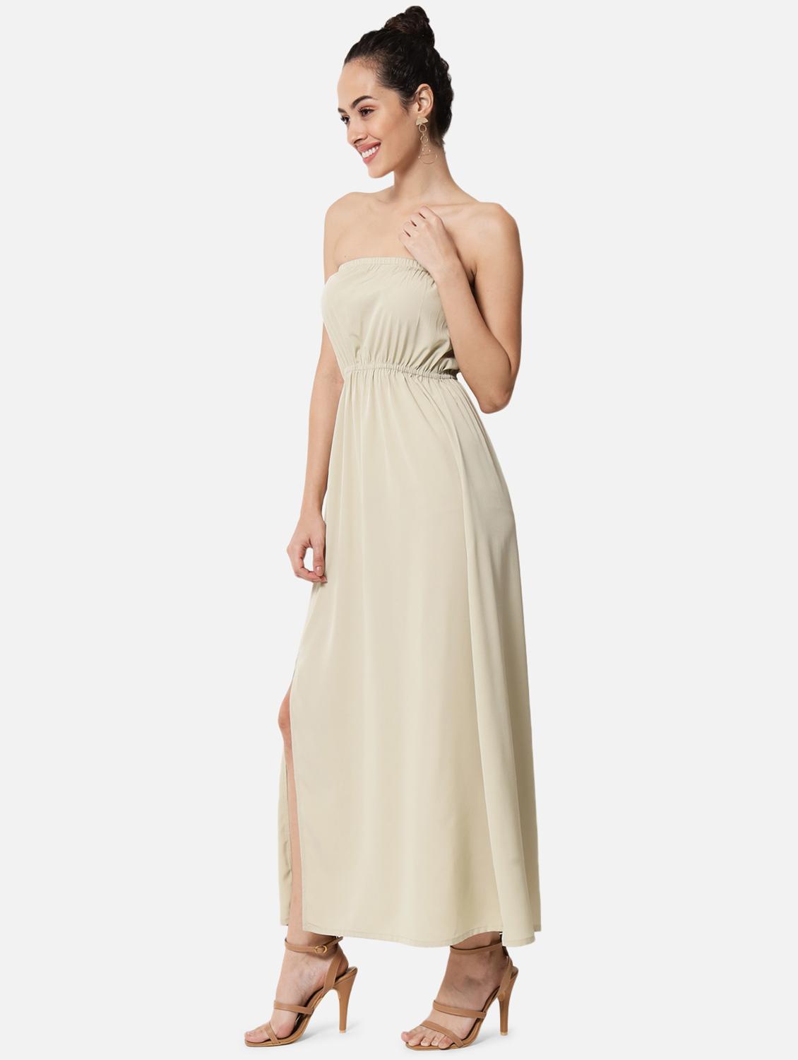 women's tube solid dress - 19082708 - Standard Image - 2
