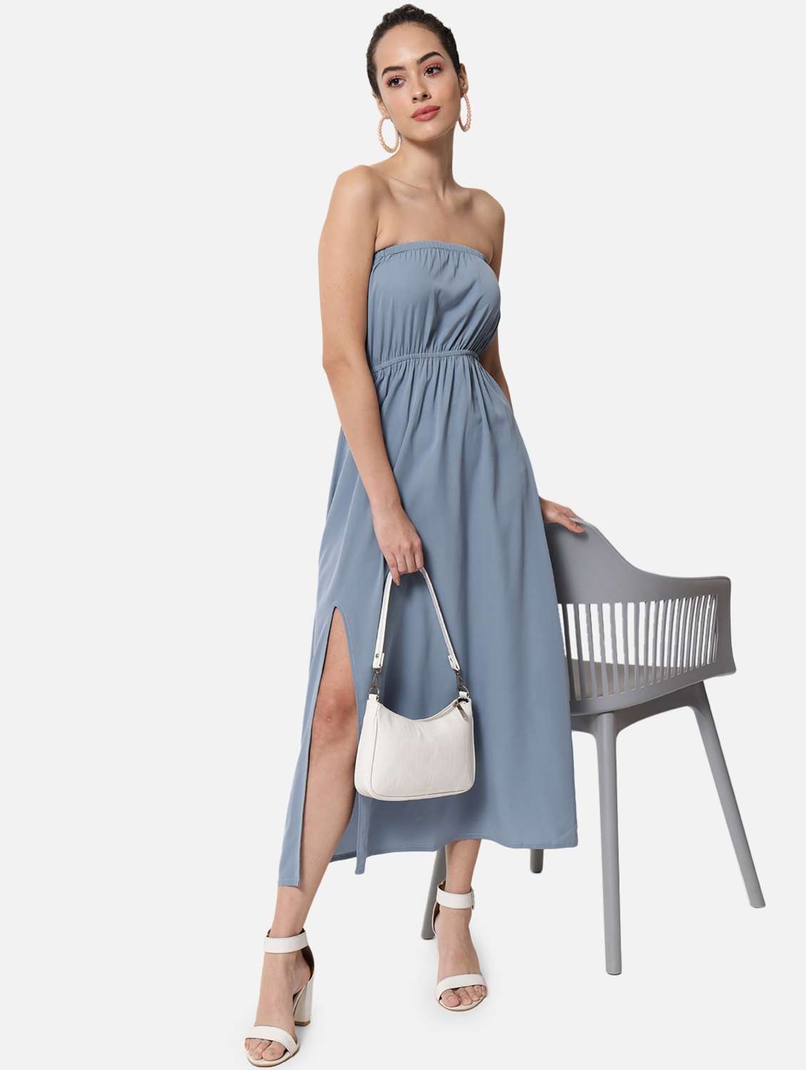 women's tube solid dress