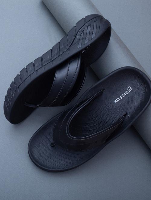 black pu slip on slippers - 19082726 -  Standard Image - 0