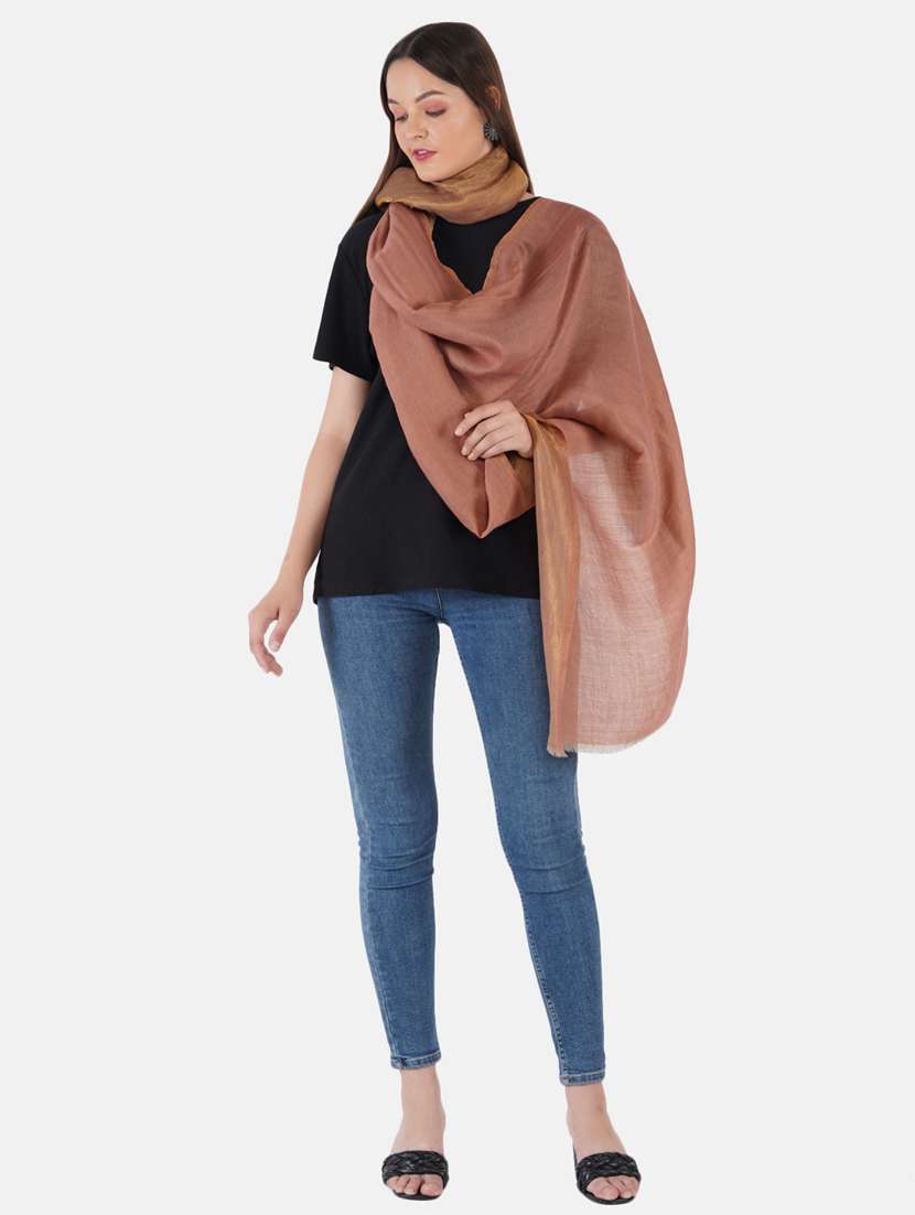 women's self design print stole - 19082852 - Standard Image - 2