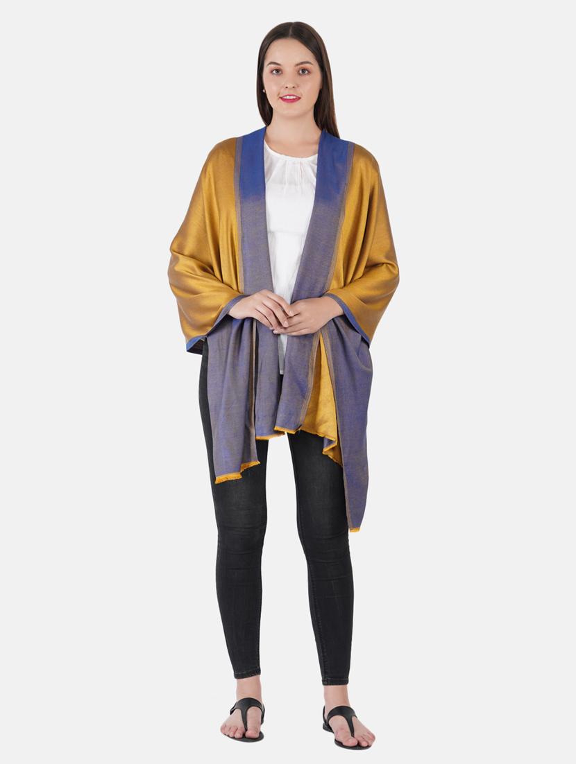multi colored pure silk scarf - 19082868 -  Zoom Image - 0