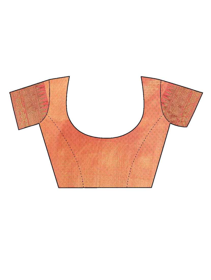 pink cotton silk  set saree with blouse - 19083003 -  Standard Image - 2